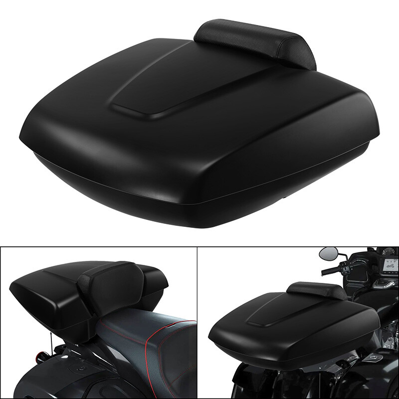Matte Low Profile Pack Trunk Backrest Mount Rack Fit For Indian Chieftain 14-24