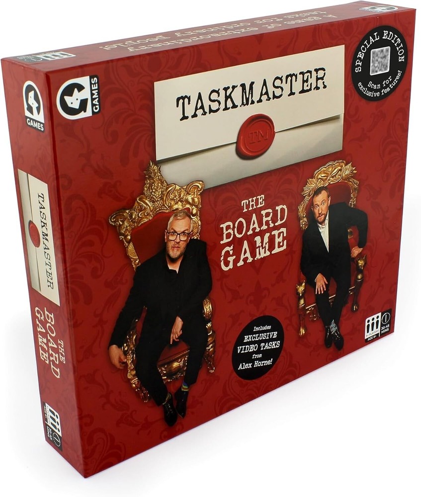 Taskmaster The Board Game | Special Edition | Fun Family Challenges Ages 8+