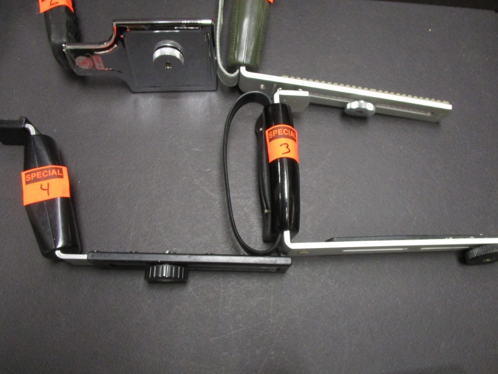 Camera Flash Brackets L Shaped w/ Hand Grip clean