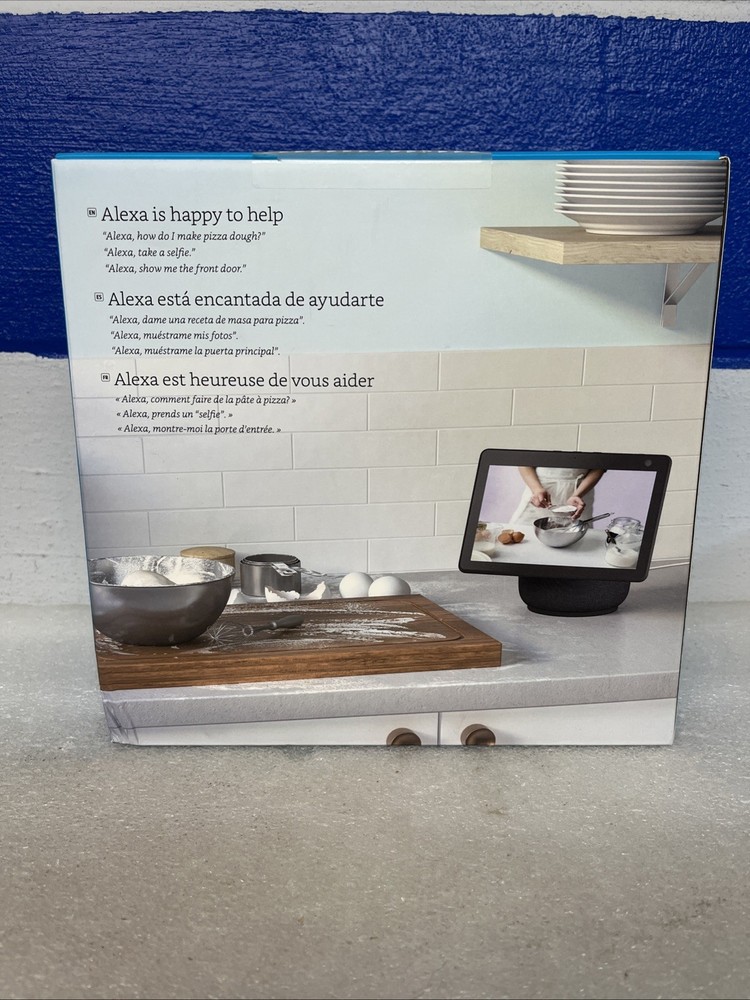 Amazon Echo Show 10 3rd Generation Smart Display & Speaker Charcoal New Sealed