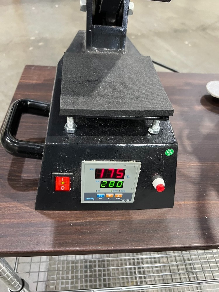 5 x 5 Label heat press for transfers