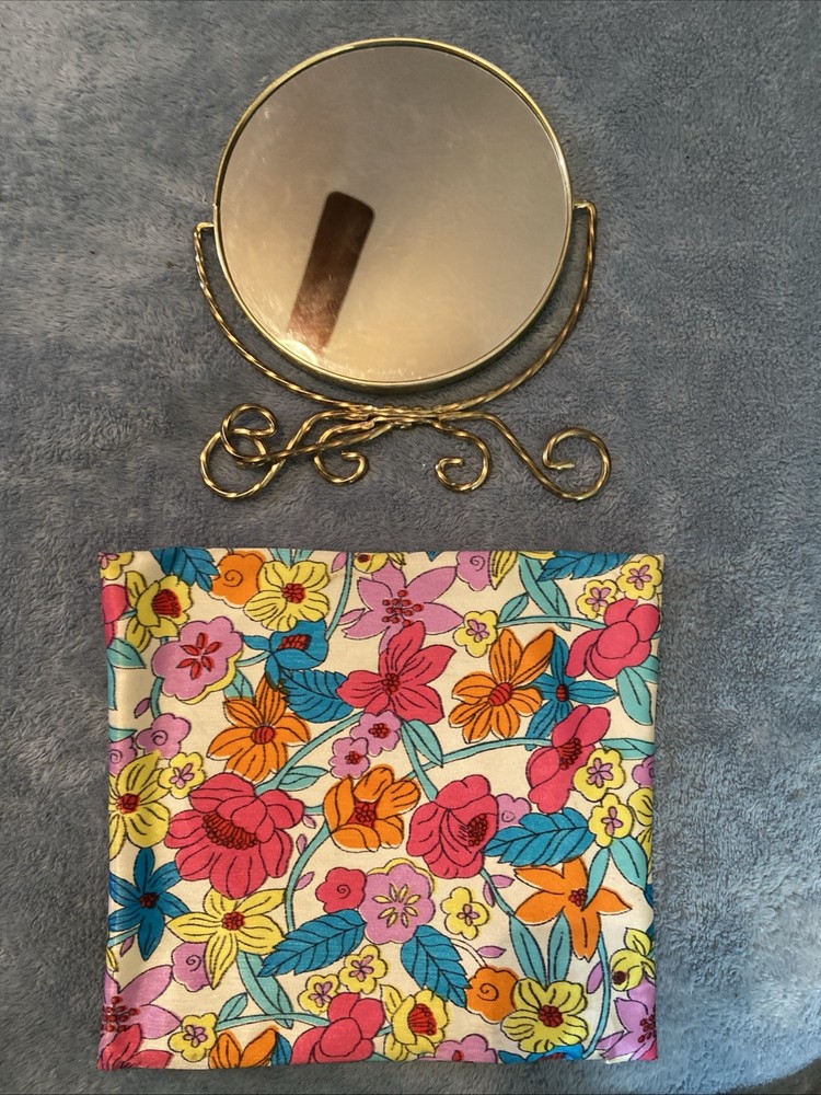 Vintage Vanity Mirror And Case