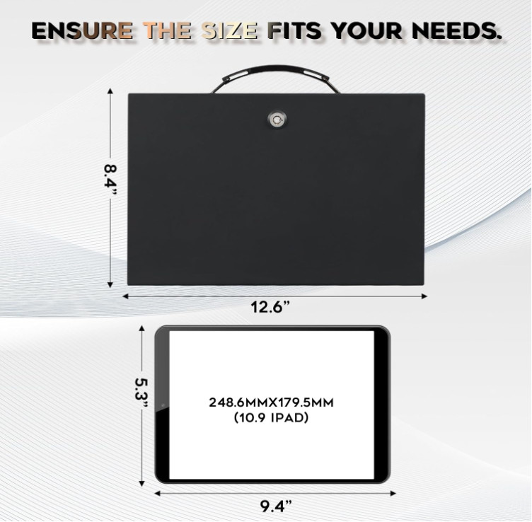 Fire Resistant Document Safe Box with Key Lock for Money Home Security Storage