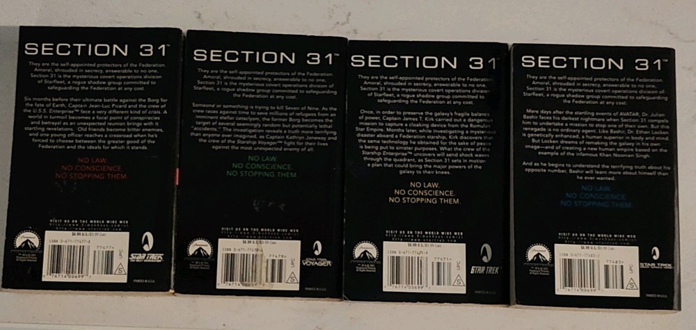 Star Trek Section 31: Rogue, Shadow, Cloak, Abyss