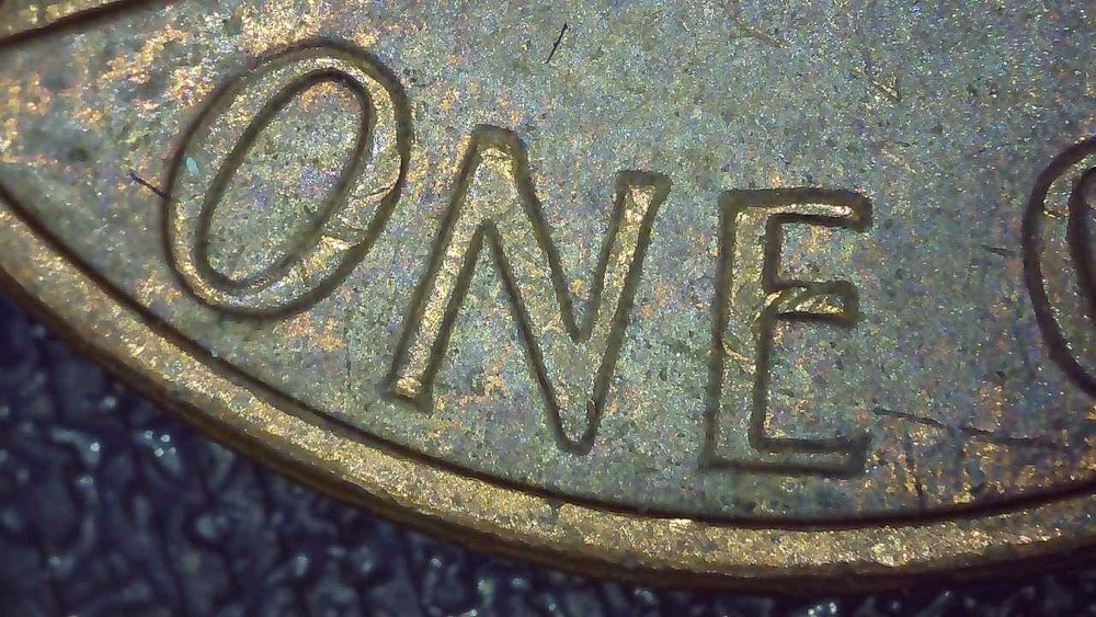 1979 D Lincoln Penny error repunched mintmark