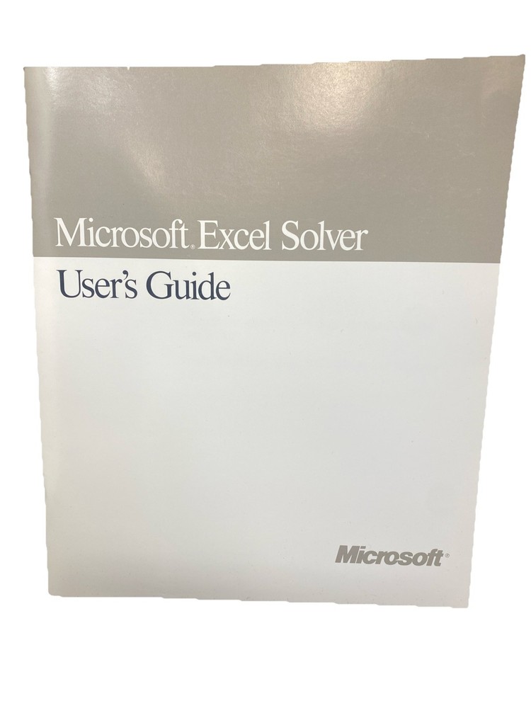 5 Vintage Microsoft Excel 3.0 Books: Quick Reference, User Guide Plus More
