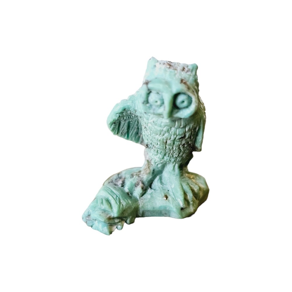 Fetish Owl Miniature Carving 1"