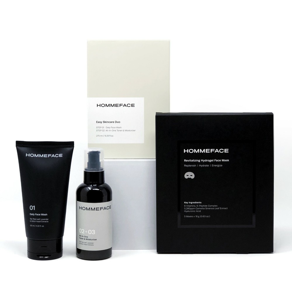 HOMMEFACE Ultimate Skincare Duo Set for Men, 2-Step Routine, Bundle & Save