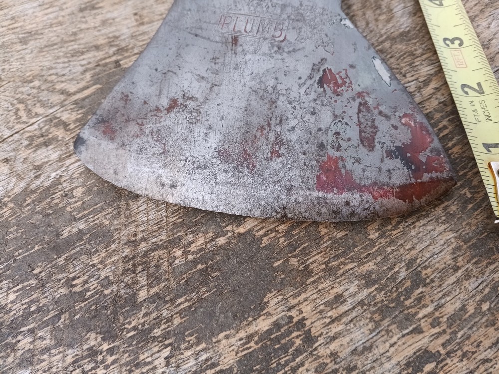 Vintage Plumb Cedar Pattern Axe Head 2 lbs 12 oz