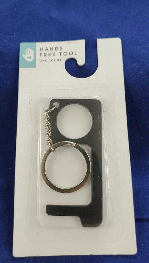 HANDS FREE TOOL Safe No Touch Keys Chain, buttons, open doors,levers Stop Germs