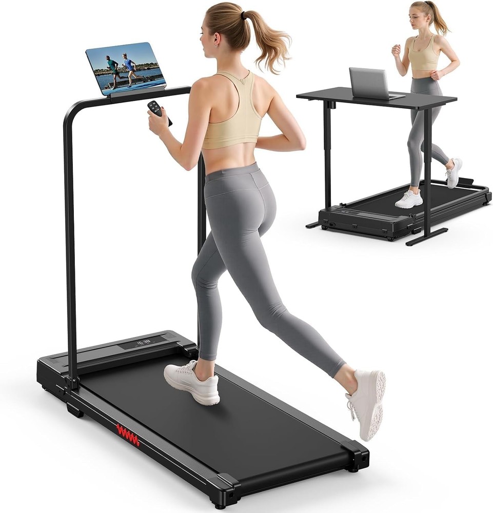 Multi-Speed Folding Treadmill for Home - Lightweight & Compact for Easy Storage