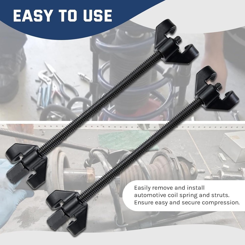 2 X 15"HEAVY DUTY COIL SPRING COMPRESSOR STRUT SUSPENSION REMOVER INSTALLER TOOL