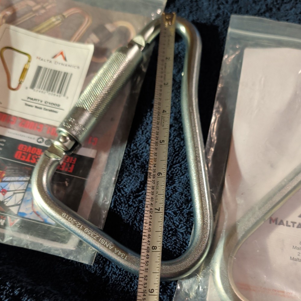 Tower Hook Steel Locking Carabiner 2