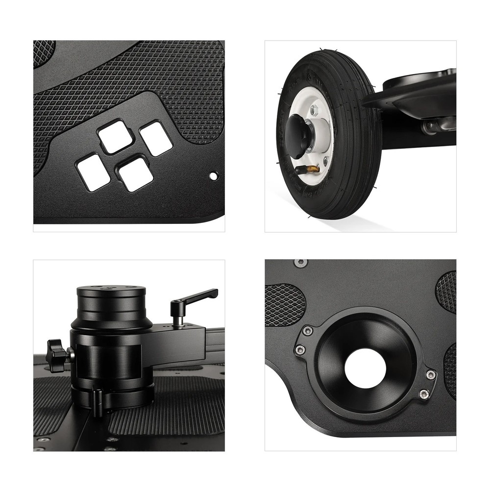 Proaim Foldable Floor/Track Video Camera Platform Dolly for Filmmakers