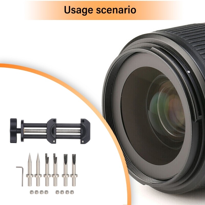 MultiFunction Lens Repair Tool Camera Lens Vise Tool Lens Filter Spanner