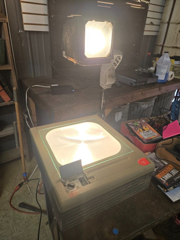 3M Overhead Projector 9100 Model Gray Tested Working Good Condition