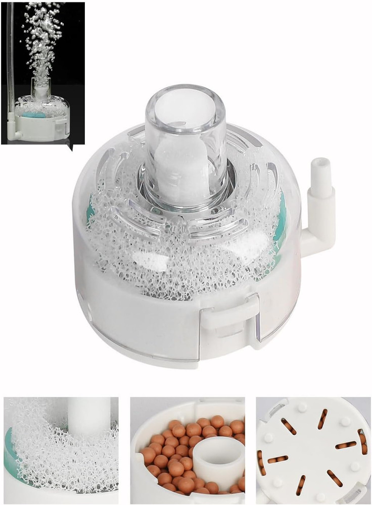 Mini Aquarium Sponge Filter, Small Fish Tank Filter Submersible Fish Filter B...