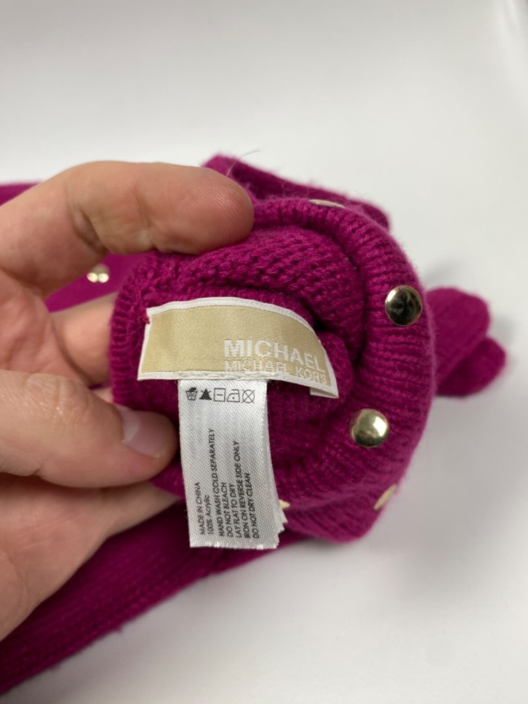 Michael Kors Beanie + Gloves Set