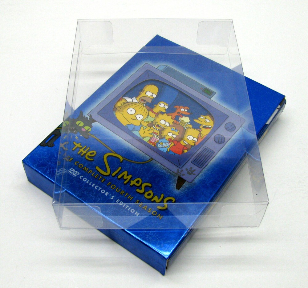50x DVD OVERSIZED BOX SET (SIZE DVO B) - CLEAR PLASTIC PROTECTIVE BOX PROTECTOR
