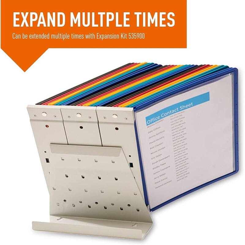 Pocket Reference System 20-Sheet Display Organizer Sturdy Expandable Storage New