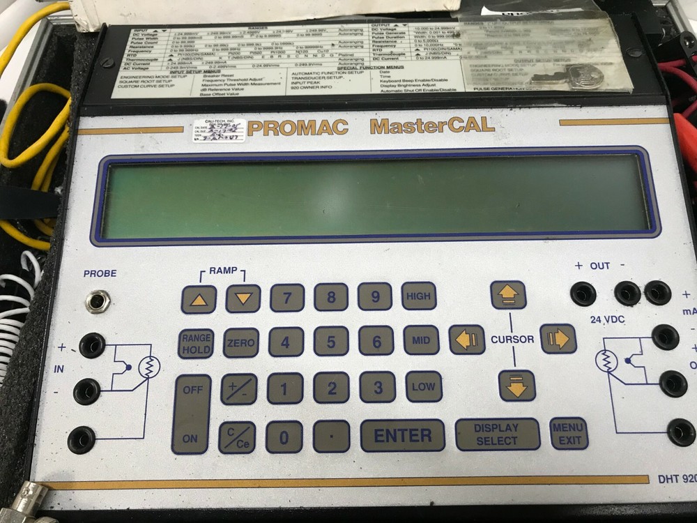 Promac MasterCAL DHT 920 Calibrator BR