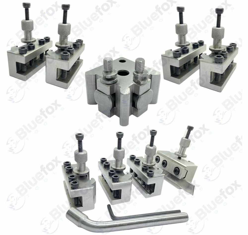 9 Pieces Set T37 Quick-Change Toolpost Myford ML7 Bluefox