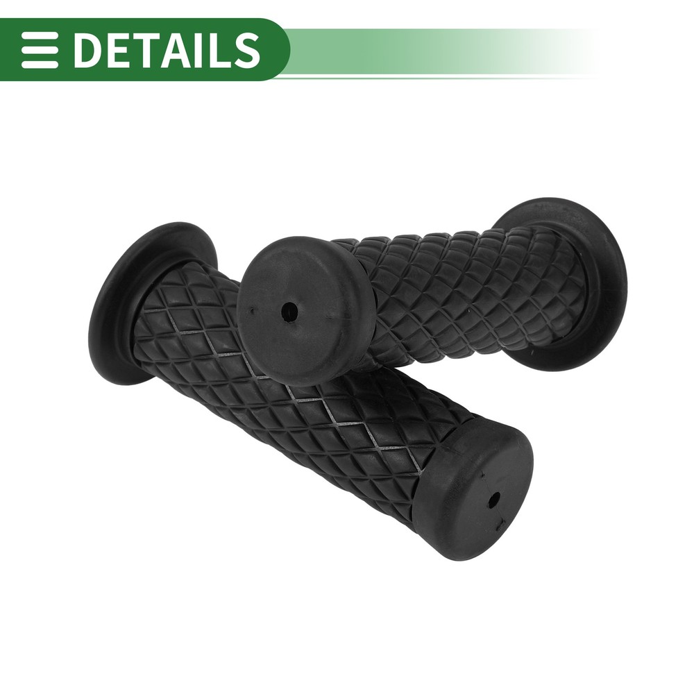 1" 25mm Motorcycle Knobs Handlebar Cover TPU Black #1