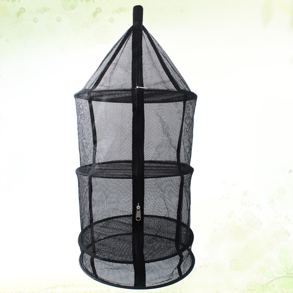 Herbs Drying Buds Folded Mesh Clothes Hanging Dryer Rack Laundry