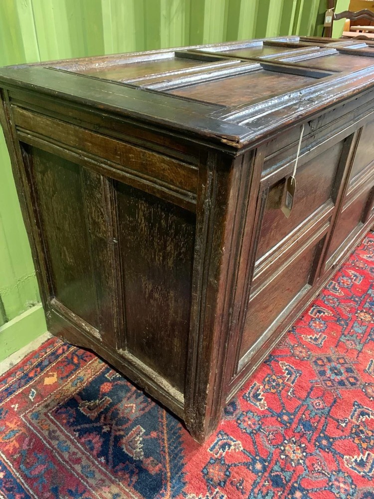 Antique oak coffer