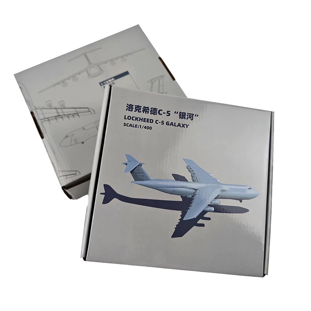 High Simulatio Diecast 1/400 USAF For Lockheed C-5 Transport Aircraft Model