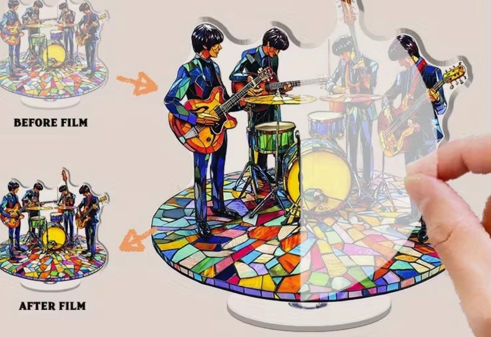 The Beatles Themed Acrylic Spinner Sun Catcher