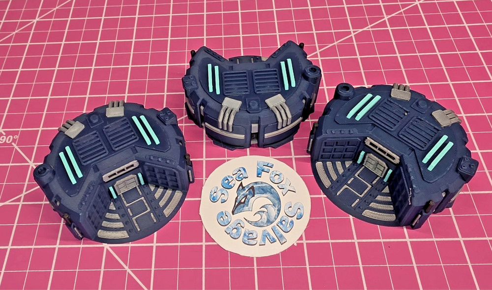 BattleTech -- 3 BUNKER PACK -- AS350 -- Sea Fox Salvage EXCLUSIVE!