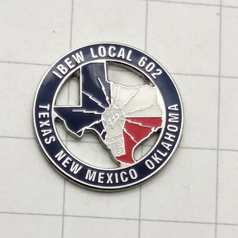 IBEW Lapel Pin Local 602 Amarillo, TX