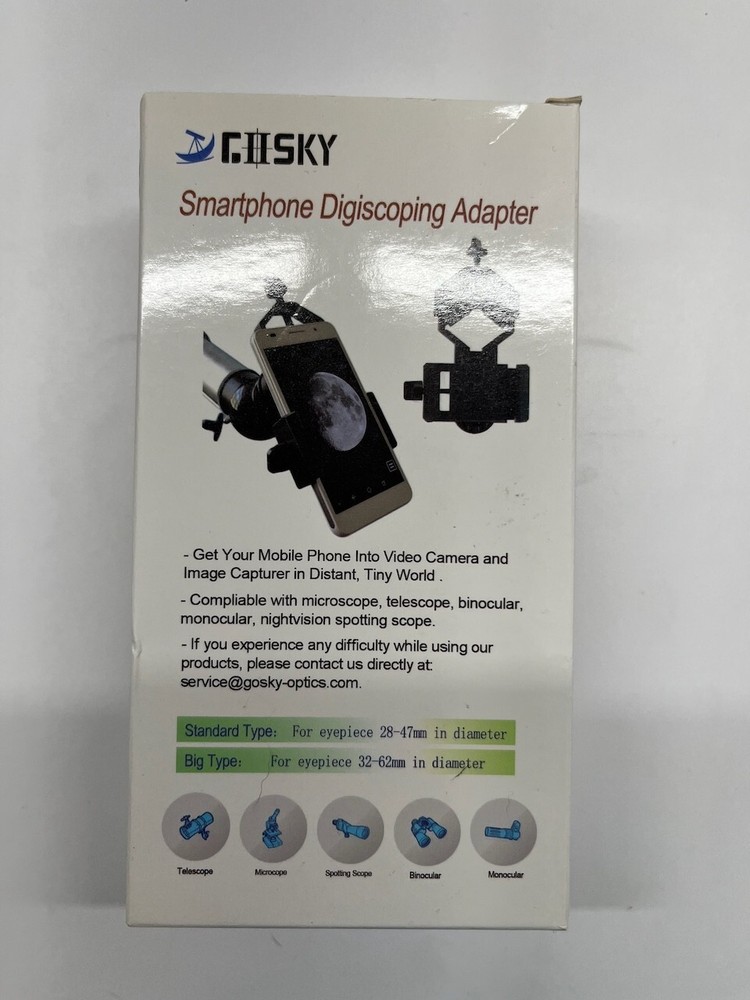 Gosky Smartphone Adapter for Telescope – Digiscoping Smartphone Adapter