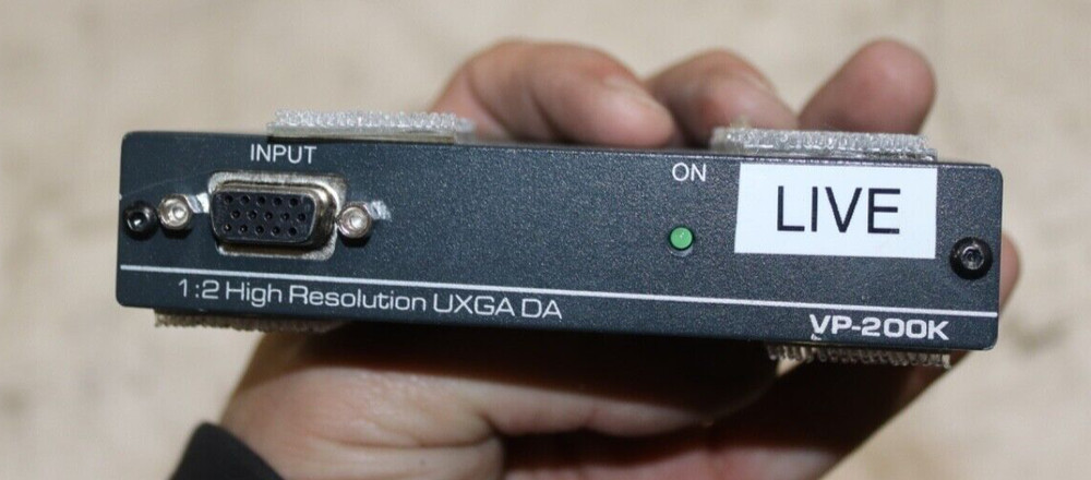 Kramer Tools VP-200K 1:2 High Resolution UXGA DA Distribution Amplifier