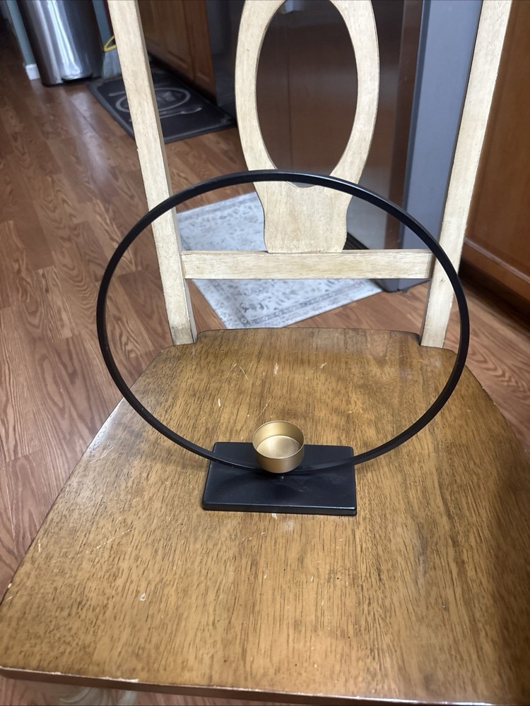 Black Gold Candle Hol