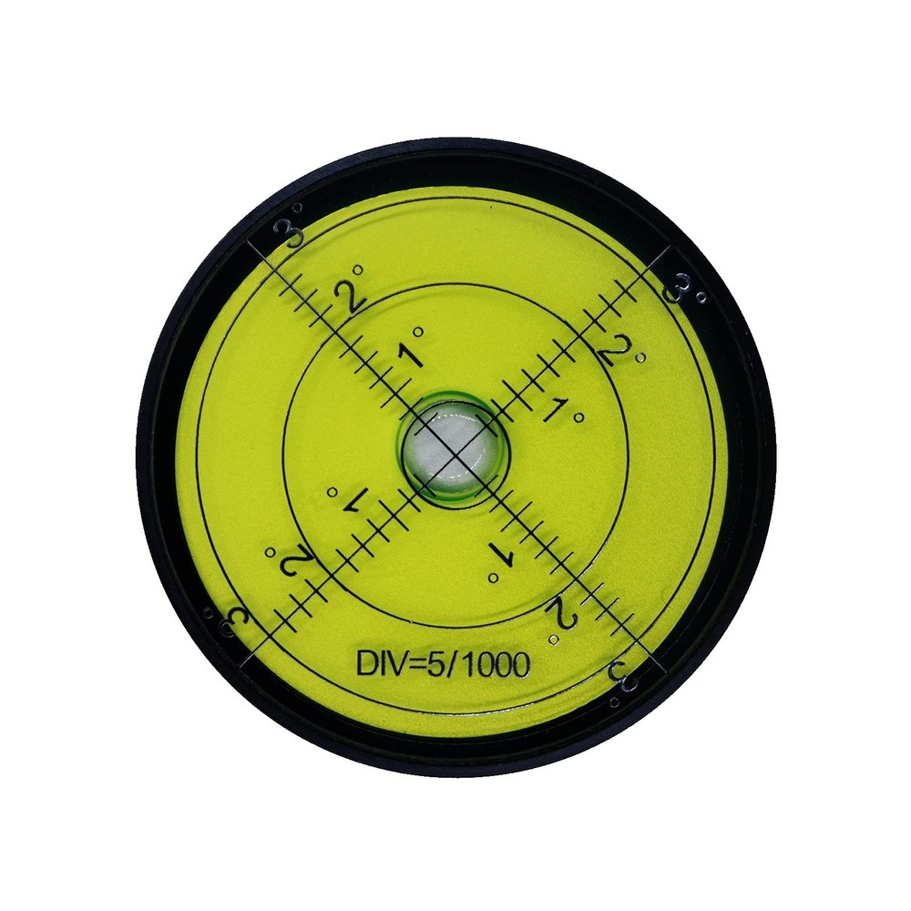Aluminium High Precision Horizontal Leveler Bubble Level Tool Circle Round 2....