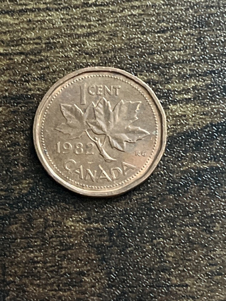 1982 Canada 1 One Cent Actual Coin TB3387*