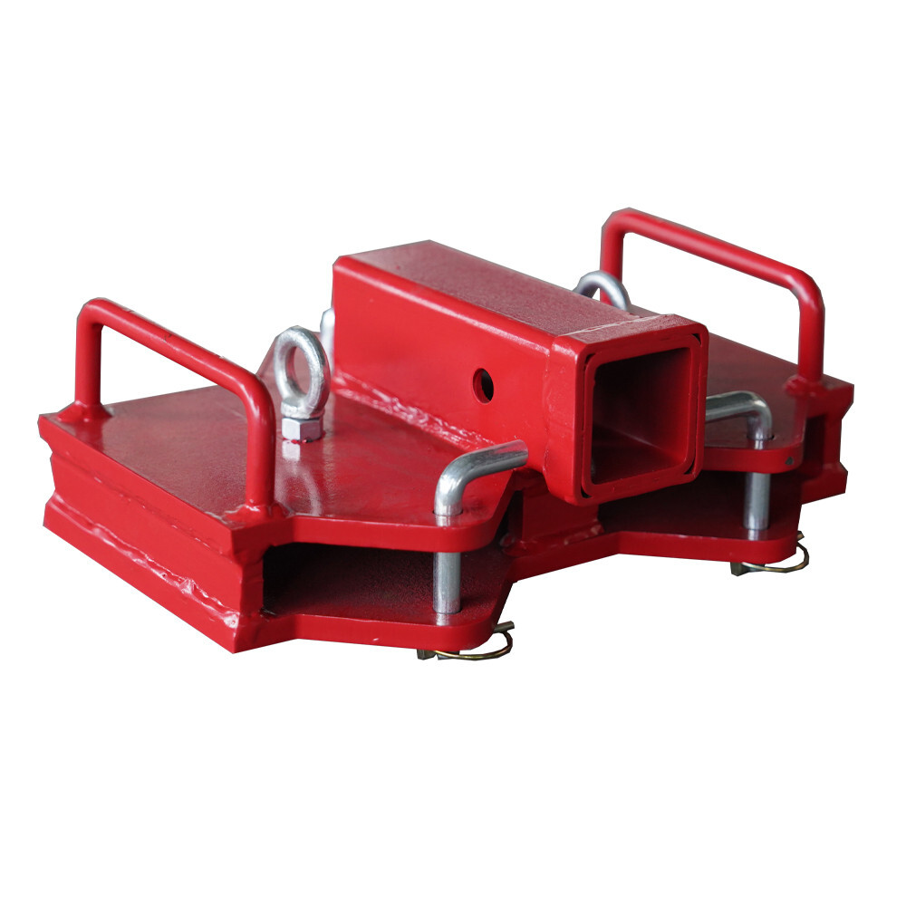 Landy 2" Dual Forklift Hitch Receiver Aadpter