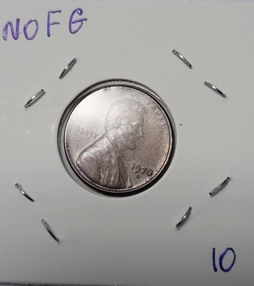 1970 D PENNY Missing FG