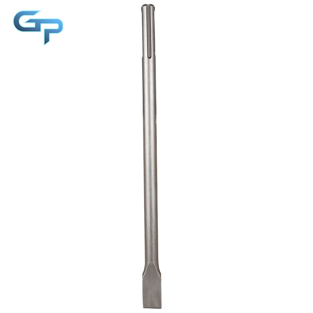 3 Pcs SDS Max Bits Set 16 Inch Long-Point Chisel Scaling Chisel Flat Chisel