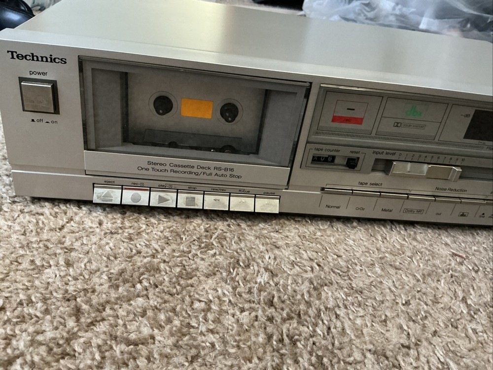 Technics RS-B16 Dolby Cassette Deck - Works Great Vintage