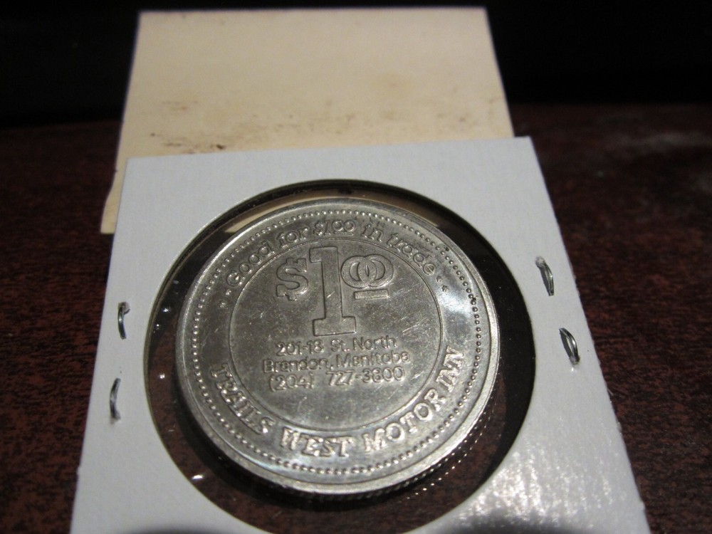 Trails West - Brandon, Manitoba - Canada Commemorative Trade Dollar