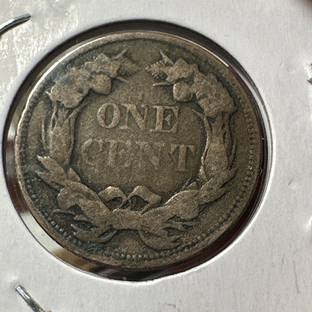 1858 flying eagle Cent. Large Letters. KM# 85. Appears Fine.