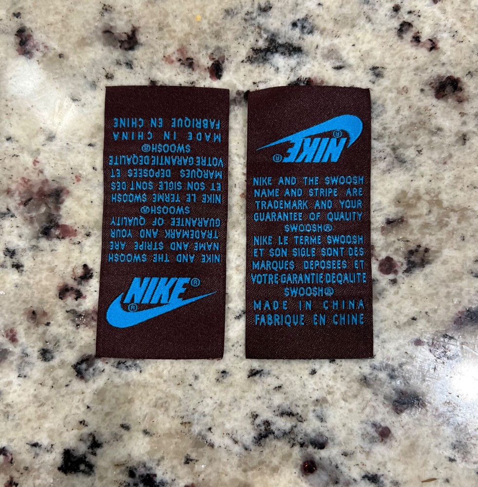 Replacement Nike/Jordan 1 Tongue Tags