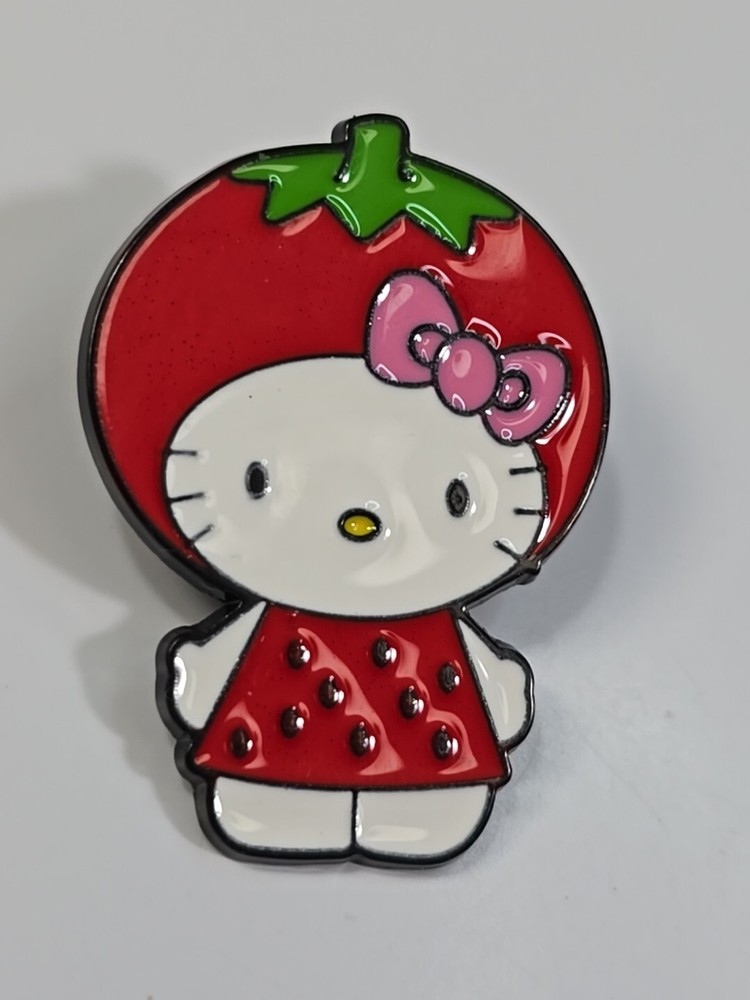 Hello Kitty Lapel Pin Tomato Hat