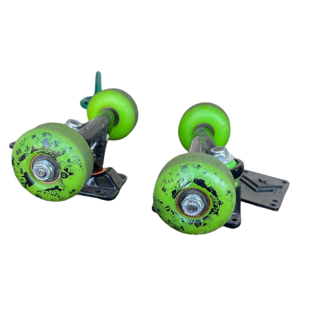 Powell Peralta Mini Logo Skateboard Trucks With Powell Wheels