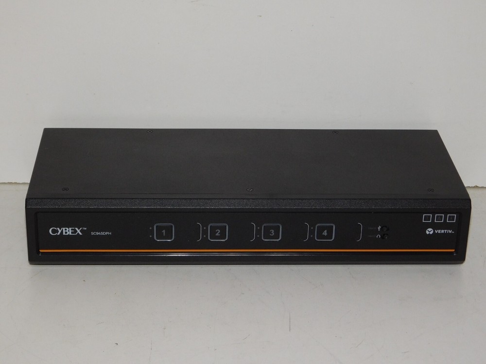 Vertiv Cybex SC945DPH-400 Universal DP/H Secure KVM Switch 4 Port Dual Display