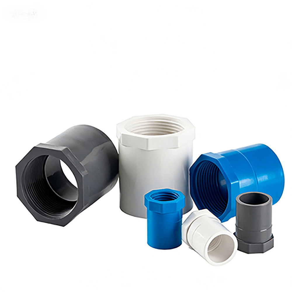 Dia 20-110mm PVC 1/2"-4" Female Straight Coupling Water pipe connection Socket
