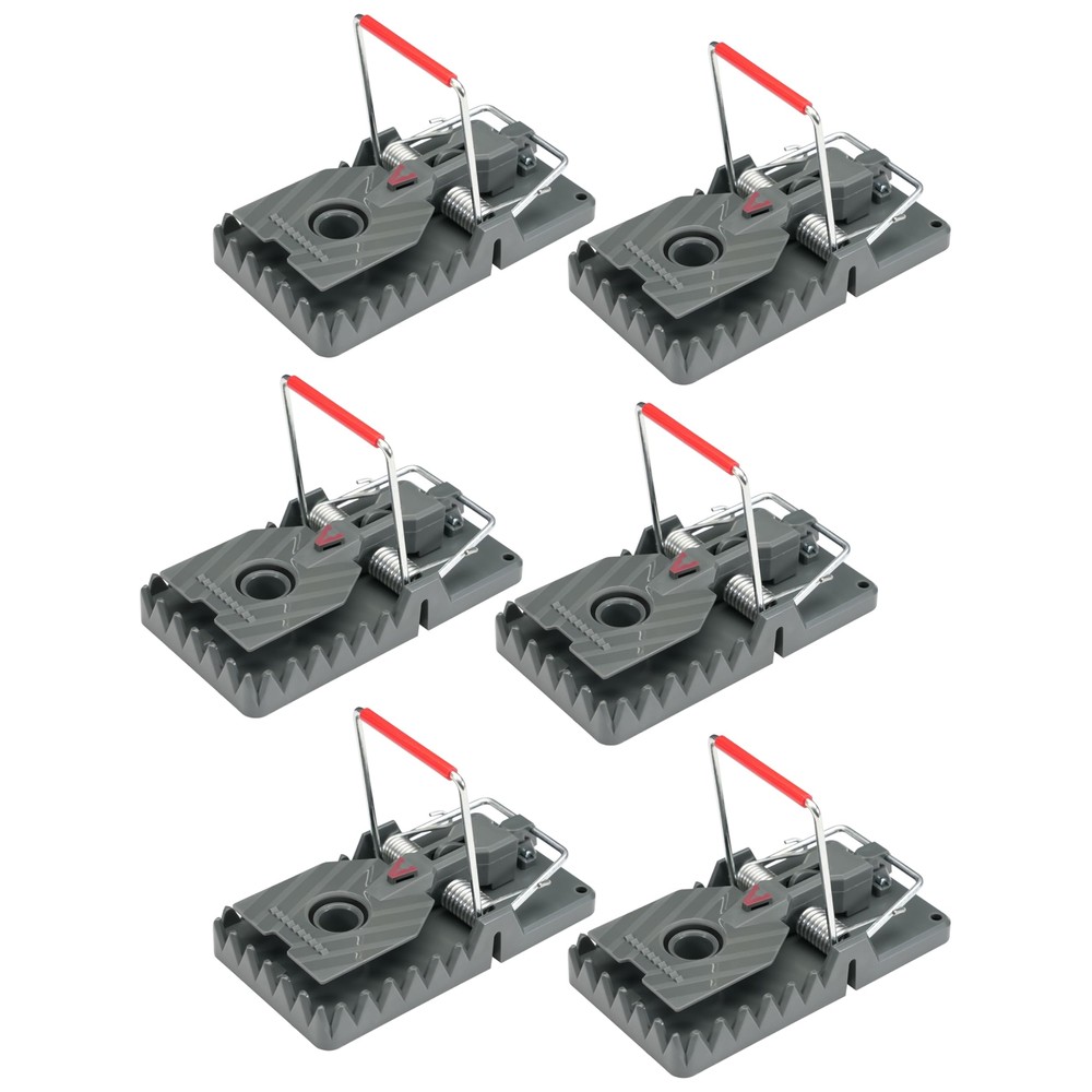 Victor Power Kill Rat Trap 6 Pack Quick Effective Humane Pest Control Device